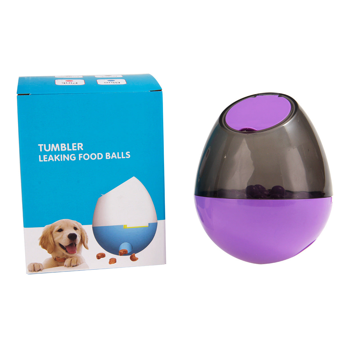 Interactive Food Dispenser Toy Cup For Dogs & Cats Food Tumbler Ball