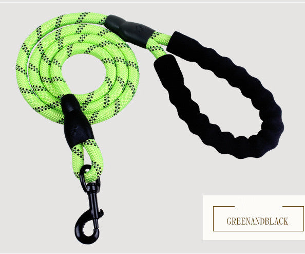 Premium Reflective Dog Lead Nylon Soft Handle