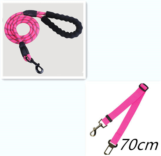 Premium Reflective Dog Lead Nylon Soft Handle