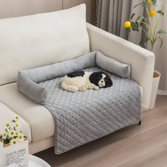 Pet Soft Sofa Protection Blanket With Pillow Water-Resistant