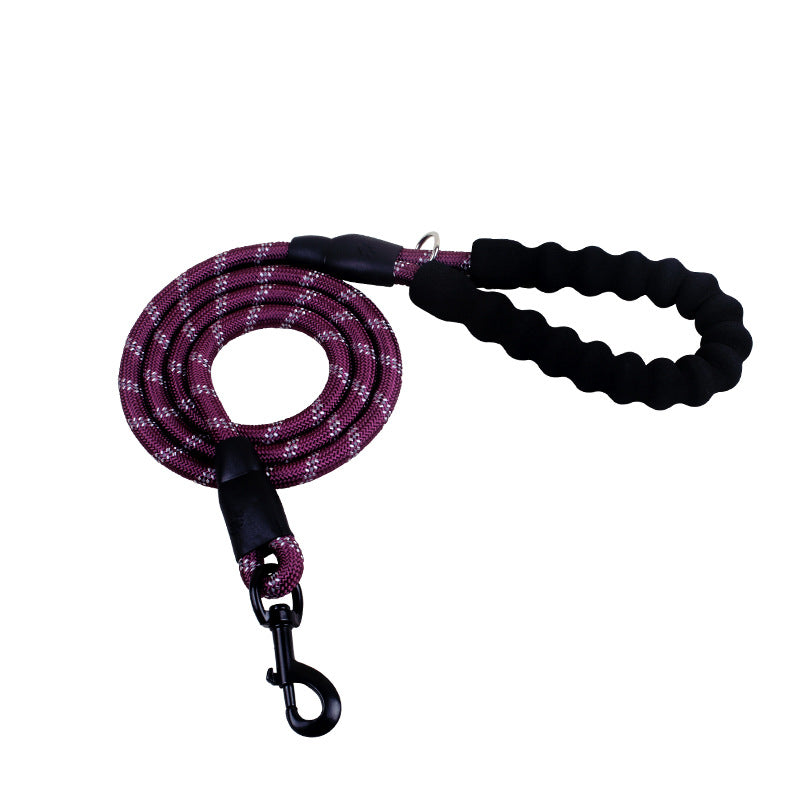 Premium Reflective Dog Lead Nylon Soft Handle