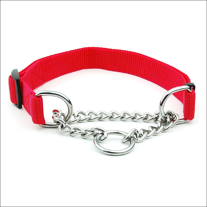 Dog Collar Stainless Steel Chain Choke Training Collar