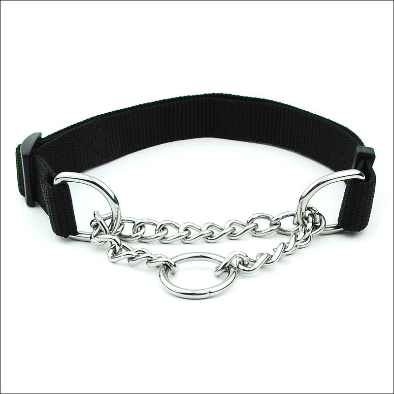 Dog Collar Stainless Steel Chain Choke Training Collar