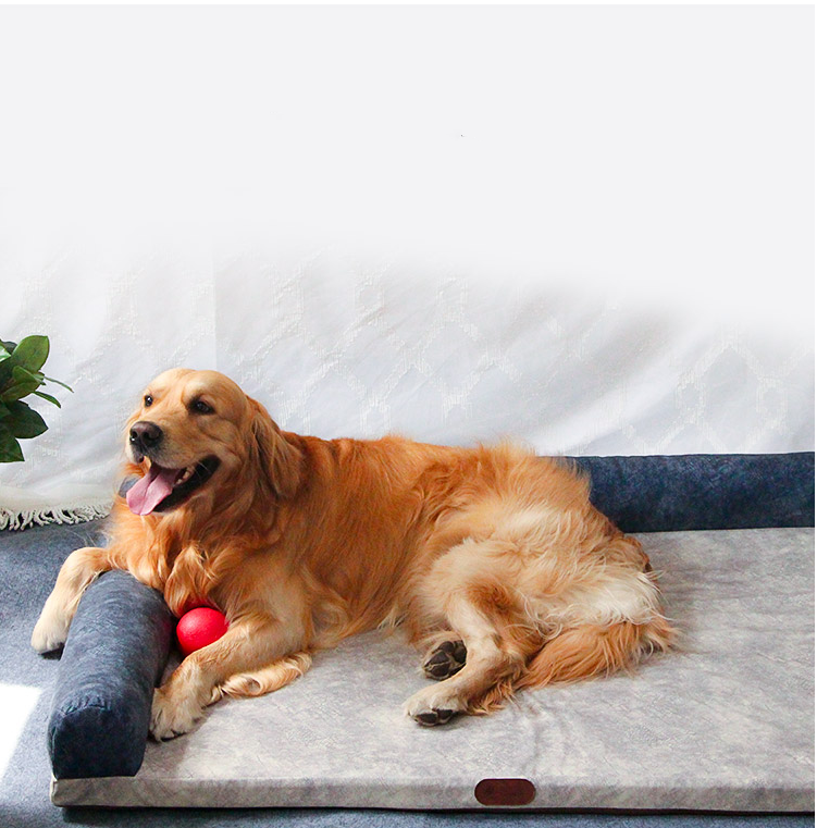 Luxurious Memory Foam Dog Sofa Bed