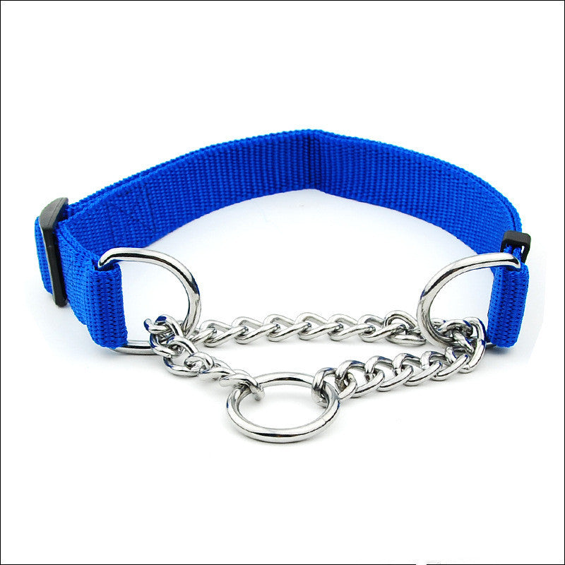Dog Collar Stainless Steel Chain Choke Training Collar
