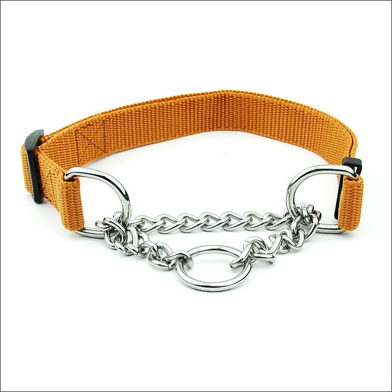 Dog Collar Stainless Steel Chain Choke Training Collar