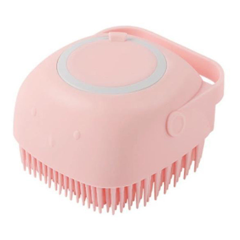 Silicone Pet Bath Shampoo Massage Brush Cat/Dog Cleaning Tool Comb