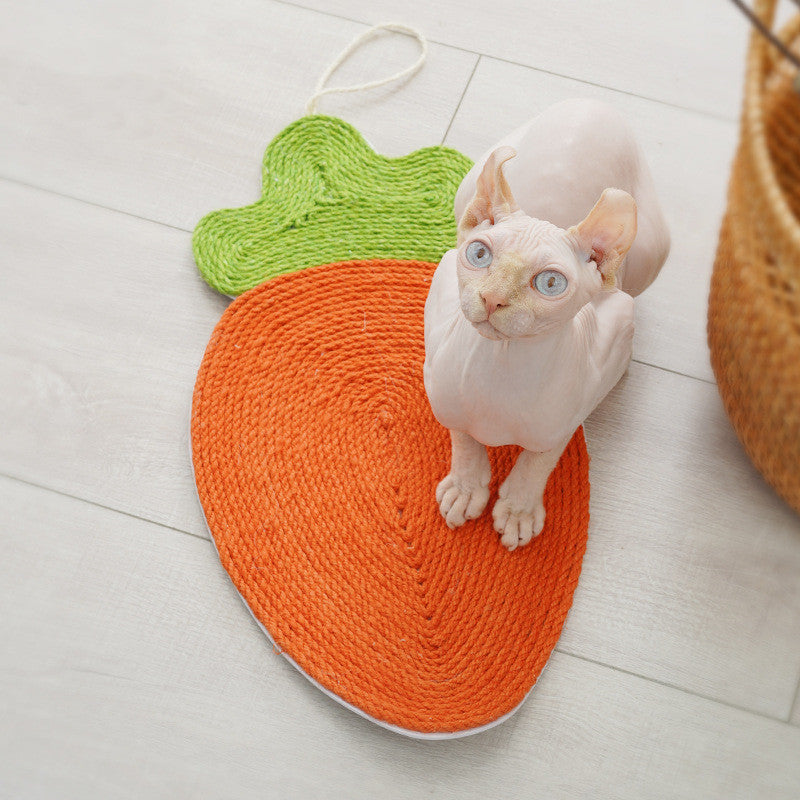 Cat Scratch Mat Sisal Fruit Claw Board