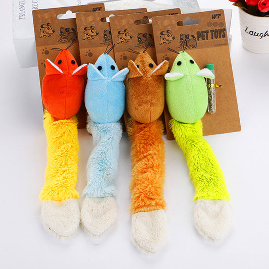 Long Tail Mouse Plush Cat Toy