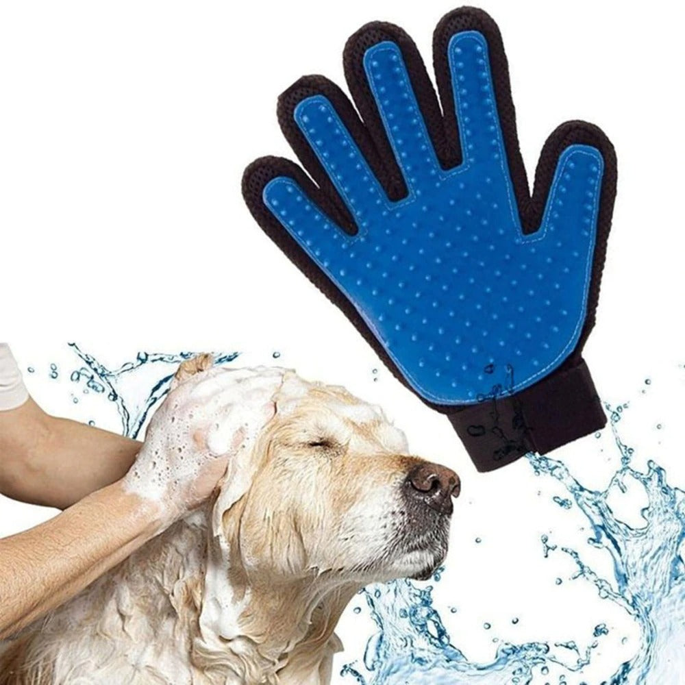 Grooming Glove For Dogs/Cats Pet Hair De-shedding Brush Cleaning Massage