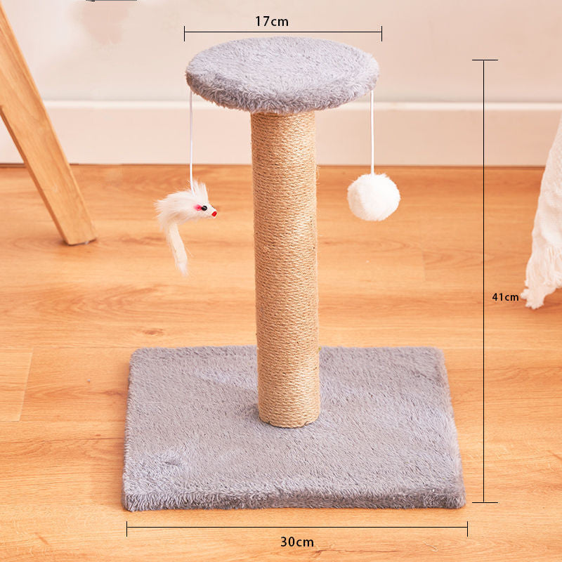 Cat Scratcher Natural Sisal Scratching Post Vertical Durable Anti-scratch