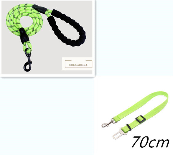 Premium Reflective Dog Lead Nylon Soft Handle