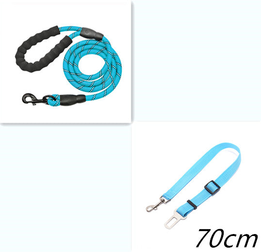 Premium Reflective Dog Lead Nylon Soft Handle