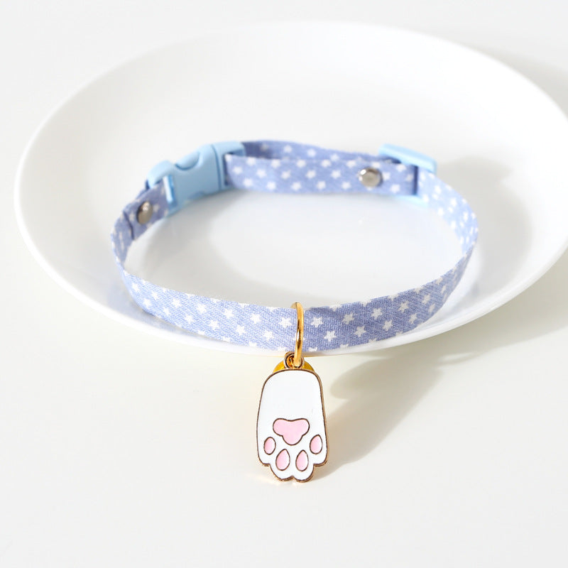 Fashionable Pendant Cat and Dog Collar Safety Bell Necklace