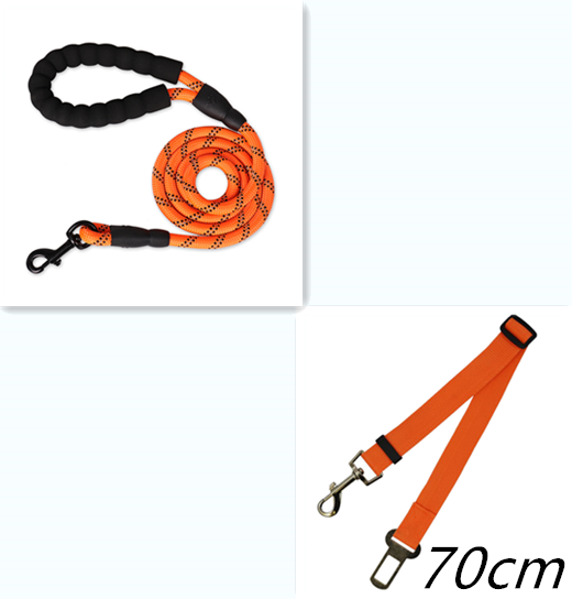 Premium Reflective Dog Lead Nylon Soft Handle