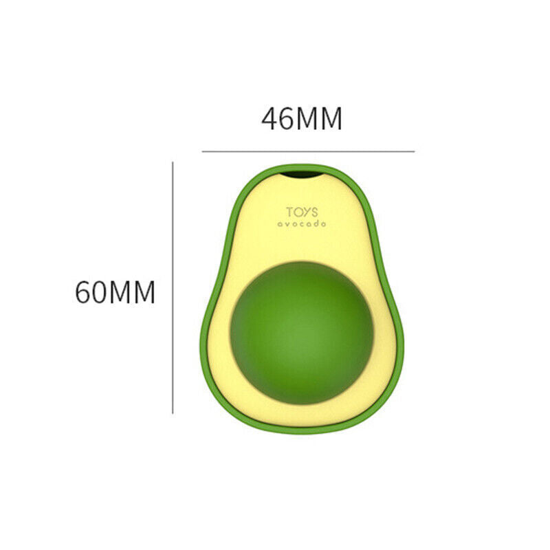 Cute Avocado Dental Clean Catnip Ball Toy for Cats