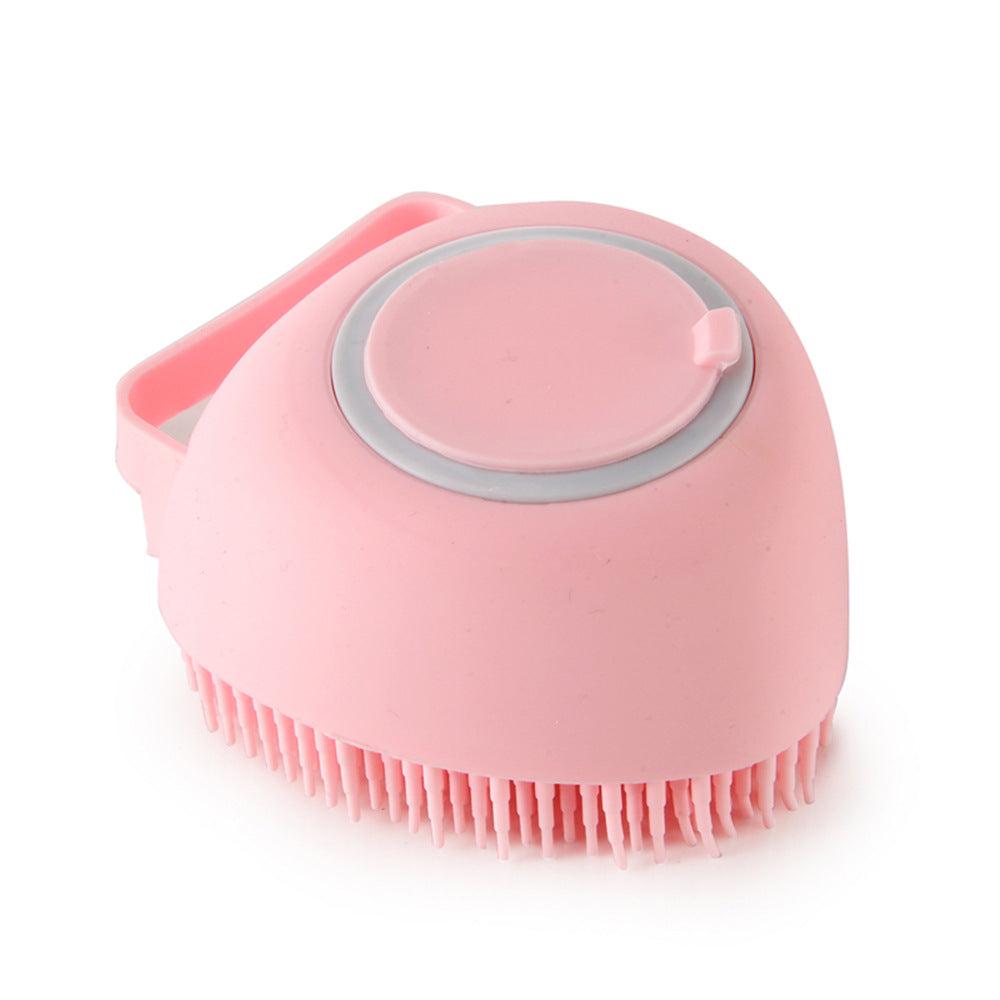 Silicone Pet Bath Shampoo Massage Brush Cat/Dog Cleaning Tool Comb