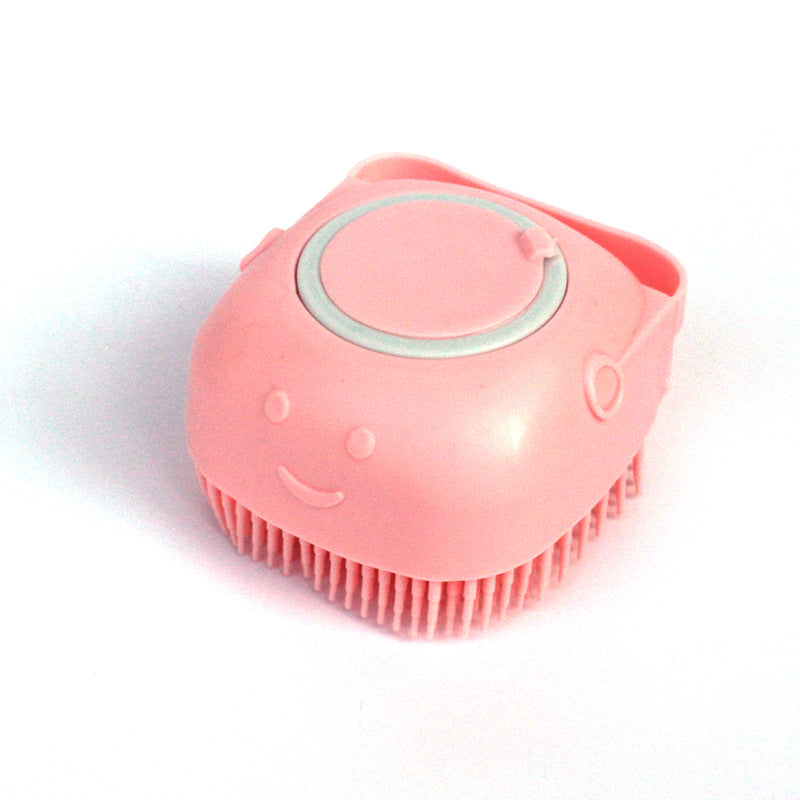 Silicone Pet Bath Shampoo Massage Brush Cat/Dog Cleaning Tool Comb