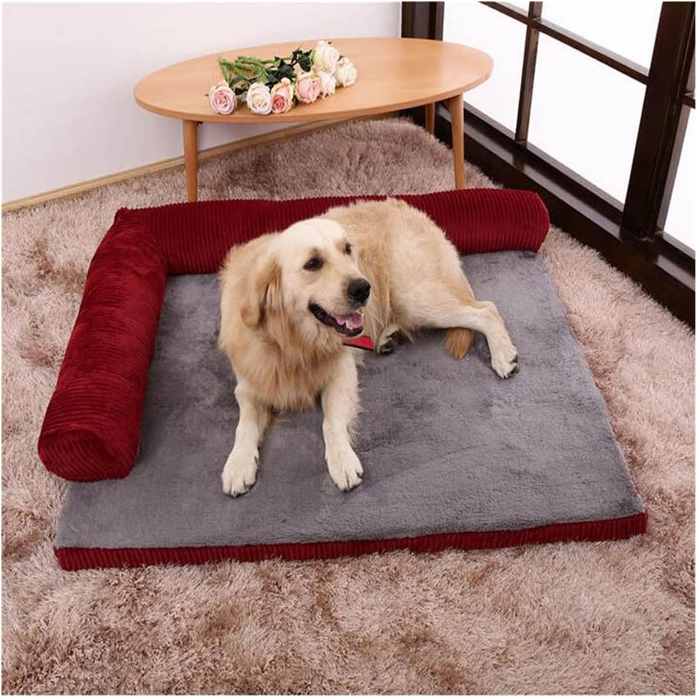Luxurious Memory Foam Dog Sofa Bed