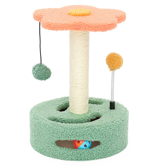 Cat Scratching Post Climbing Tower Platform Cat Toy Scratch Board