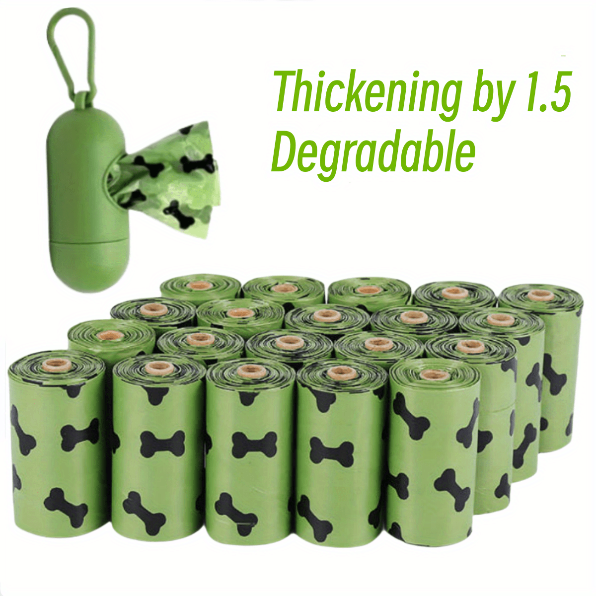 Environmentally Friendly Thick Biodegradable Pet Waste Bags