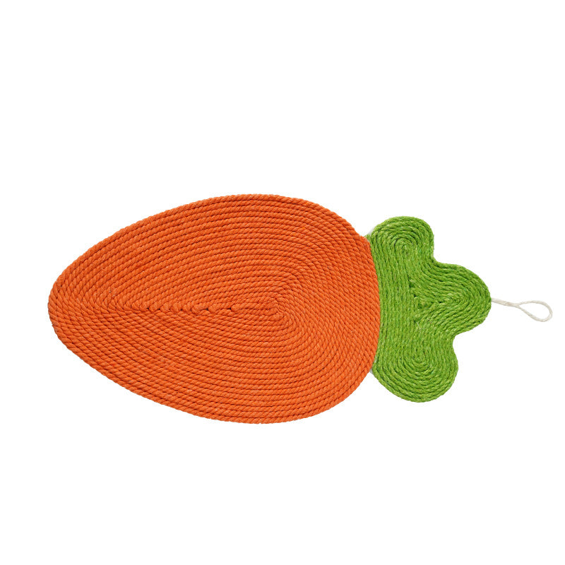 Cat Scratch Mat Sisal Fruit Claw Board
