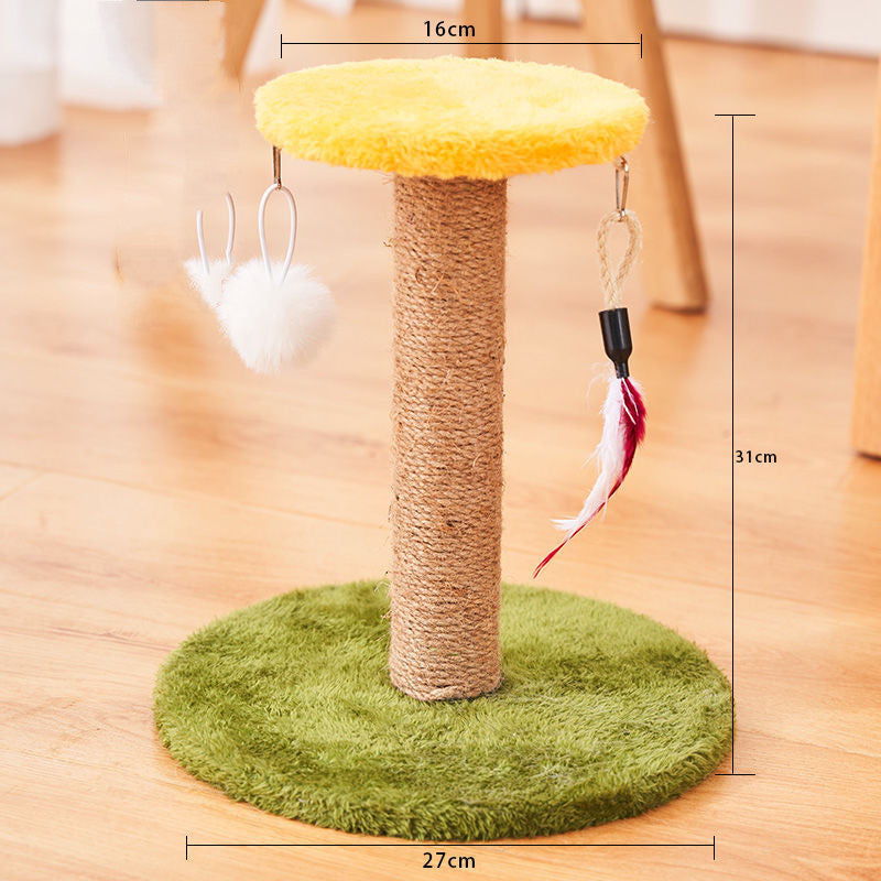 Cat Scratcher Natural Sisal Scratching Post Vertical Durable Anti-scratch