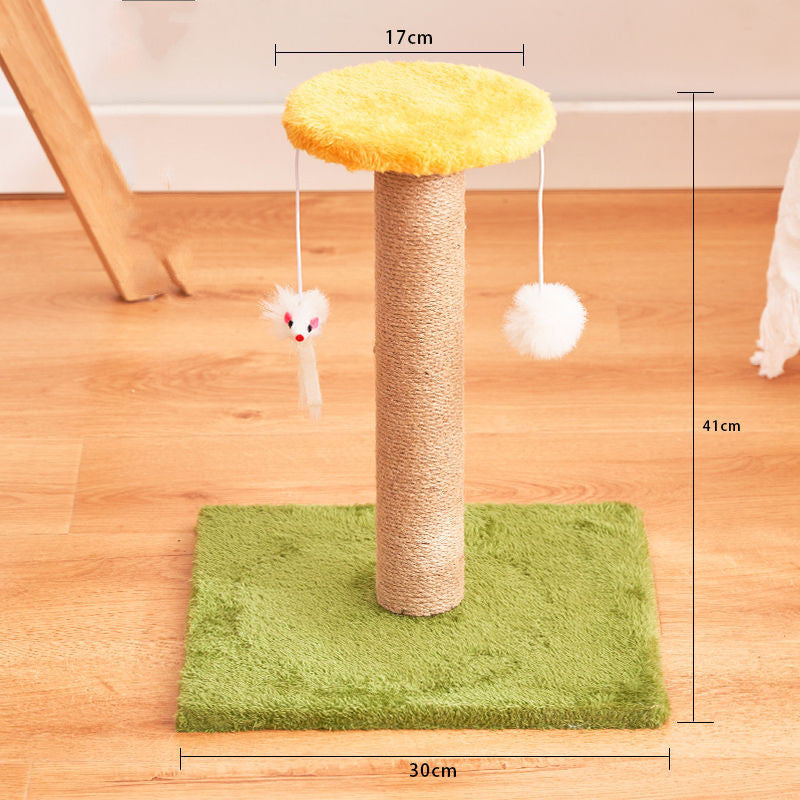 Cat Scratcher Natural Sisal Scratching Post Vertical Durable Anti-scratch