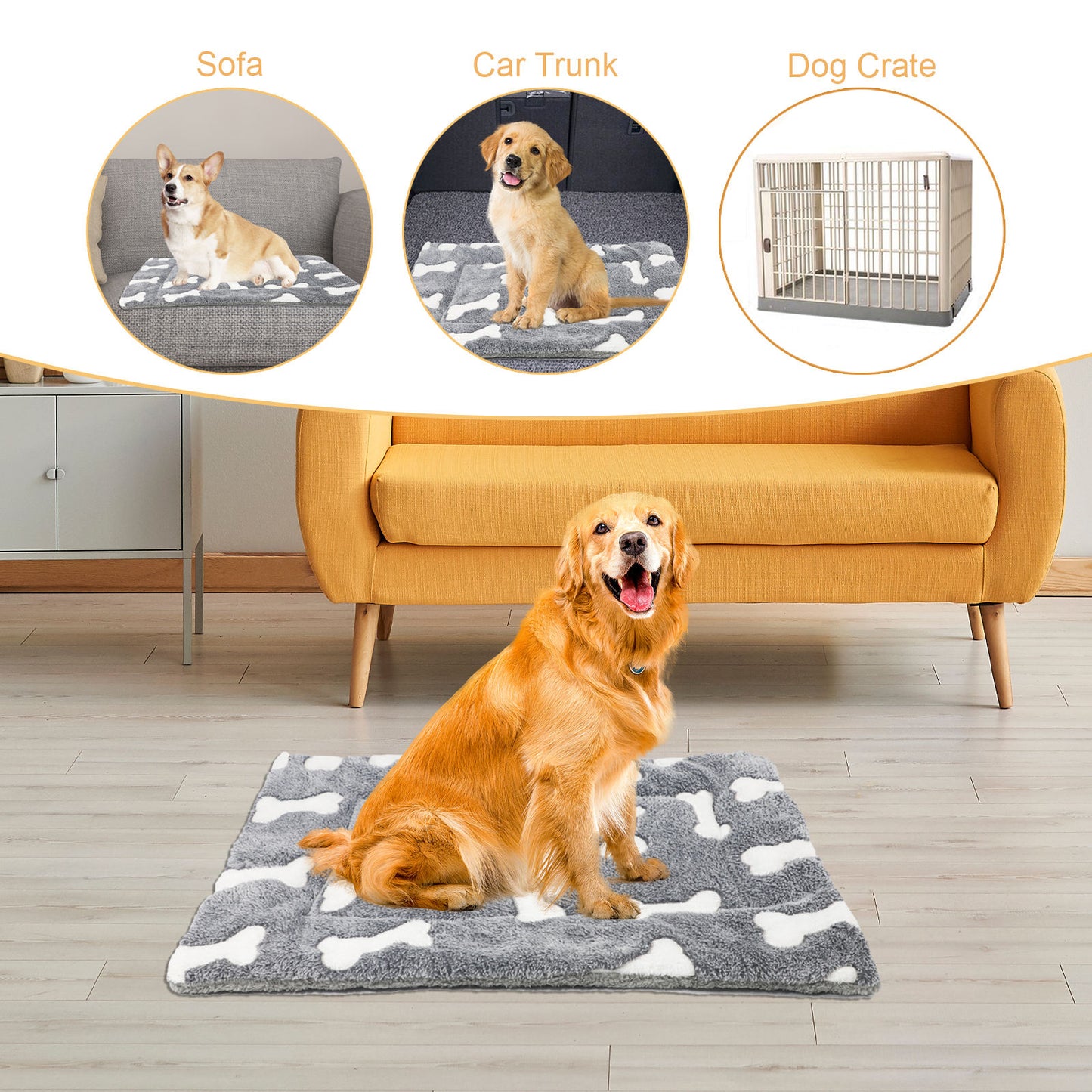 Plush Sweet Dreams Blanket Dog Cat Mat