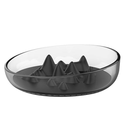 New Slow Feeding Pet Bowl Anti Choking Silicone Shark