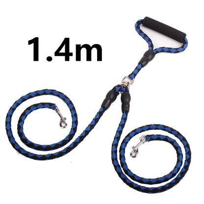 Double-Ended Dog Lead Nylon Rope Dual Lead