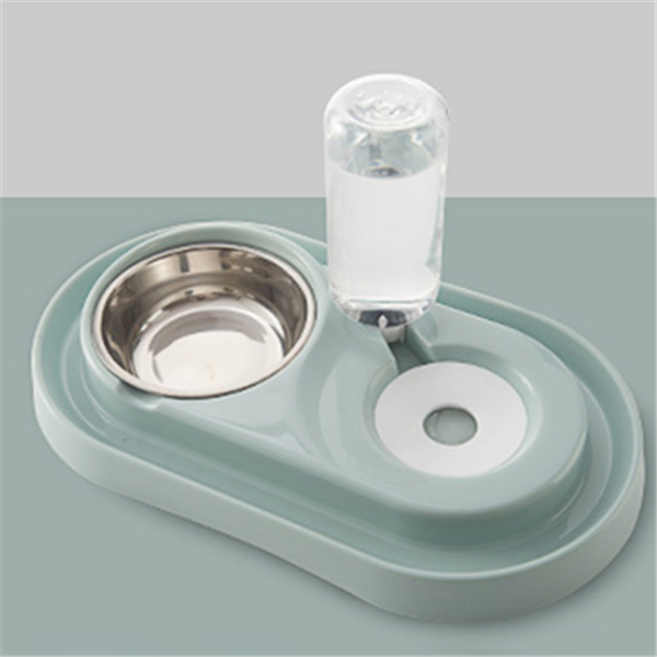 Food & Water Bowl With Automatic Water Refill Bottle