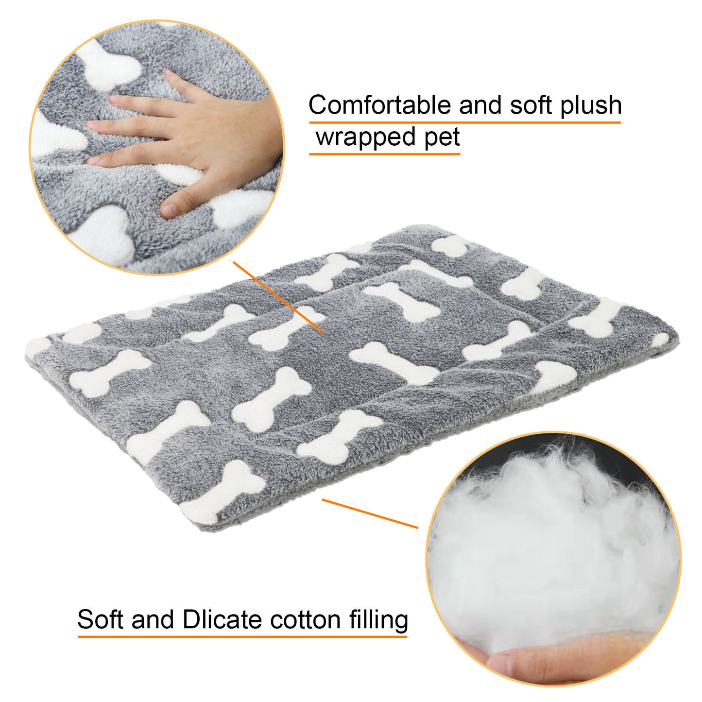 Plush Sweet Dreams Blanket Dog Cat Mat