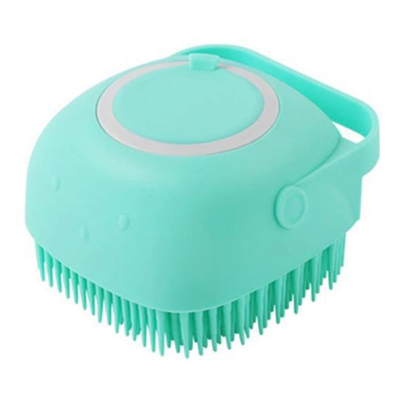 Silicone Pet Bath Shampoo Massage Brush Cat/Dog Cleaning Tool Comb