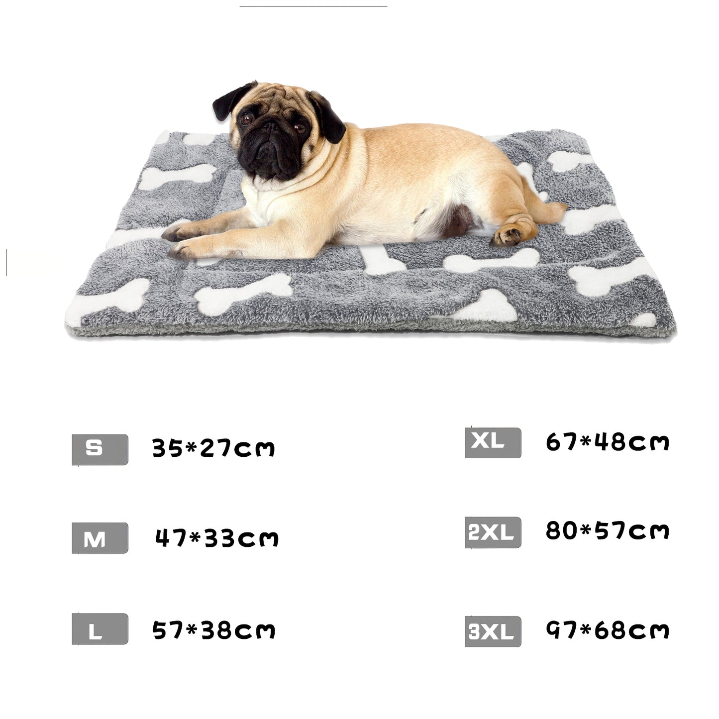 Plush Sweet Dreams Blanket Dog Cat Mat